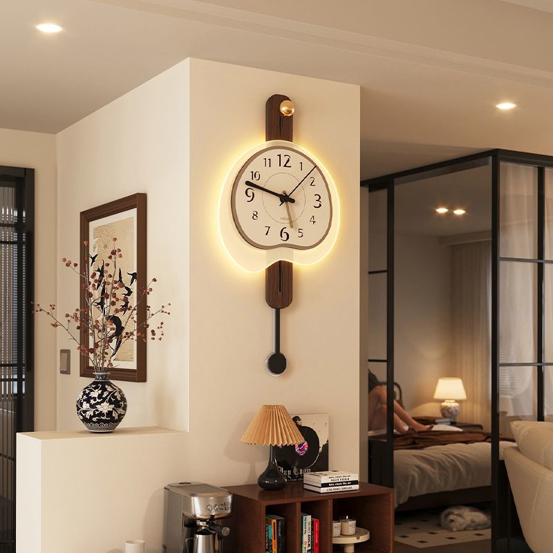 Lighting Home Decor Wall Clocks - Wall Clock Retro Creative Living Room
