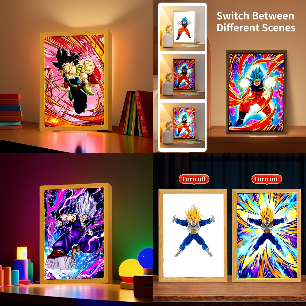 Lighting Room Decor Items - Dragon Ball Z Anime Figure Light