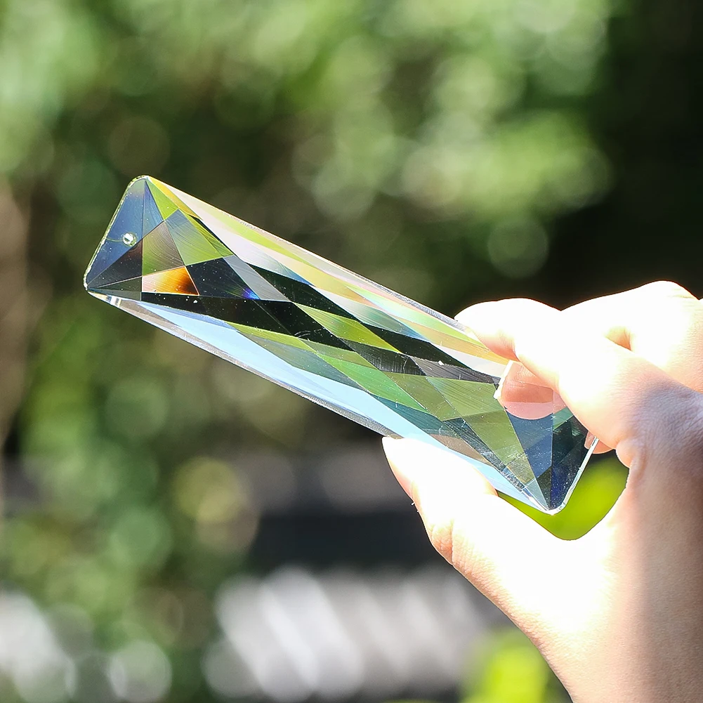 Lighting Jockey - 120mm Suncatcher Prism Crystal Stick Hanging