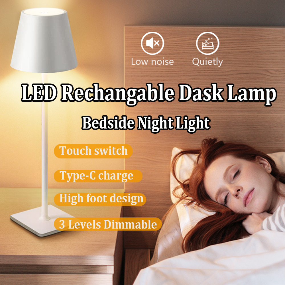 Lightings Decoration - LED Rechargeable Desk Light Wireless Table