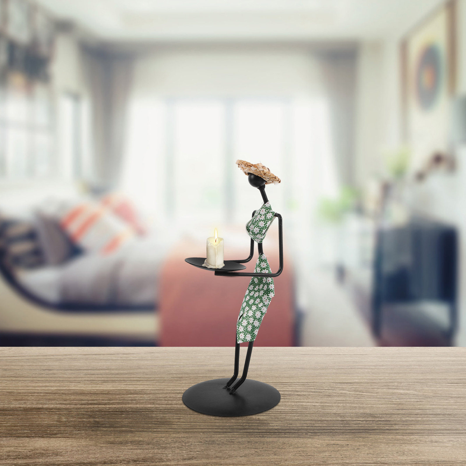 Retro Iron Art Tea Light Holde - Lighting Decoration Stand 评论和价格