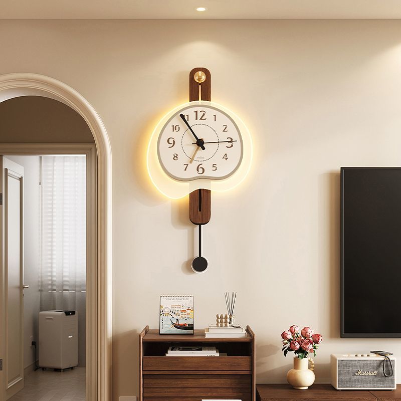 Wall Clock Retro Creative Livi - Lighting Home Decor Wall Clocks 评论和价格