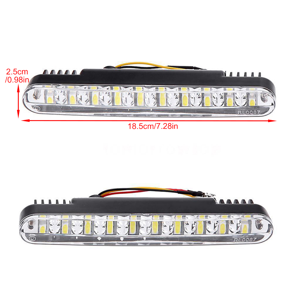 AQTQAQ 2Pcs/Set 12V Car 30 LED - Ambient Led Strip 评论和价格