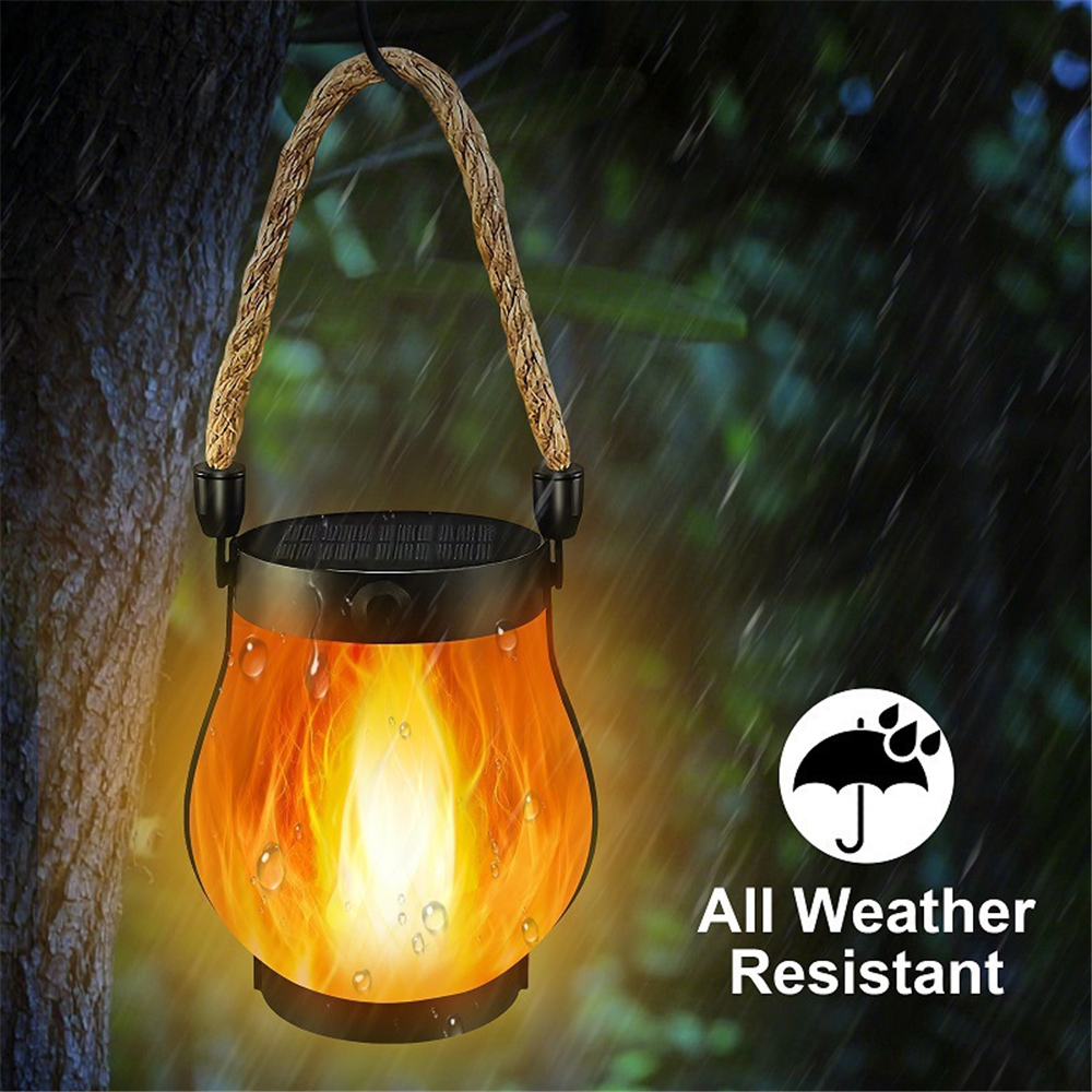 22LEDS Solar Flame Torch Light - Lighting Decor Sunrise 评论和价格