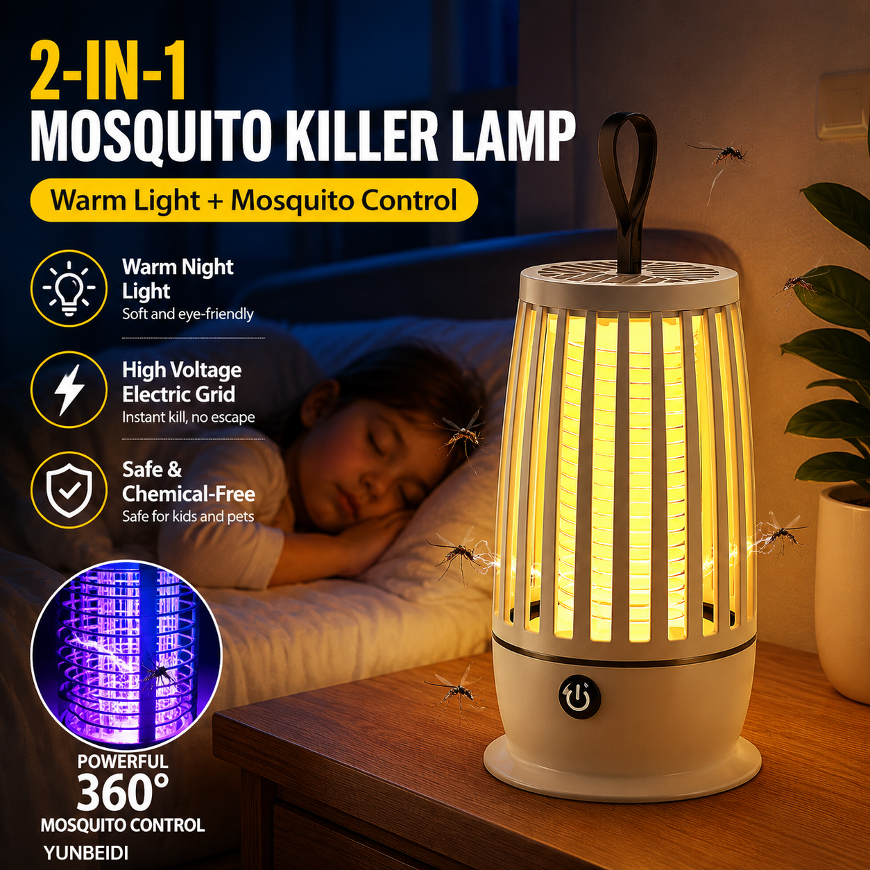 2 In 1 USB Mosquito Killer Lam - Lighting Jockey 评论和价格