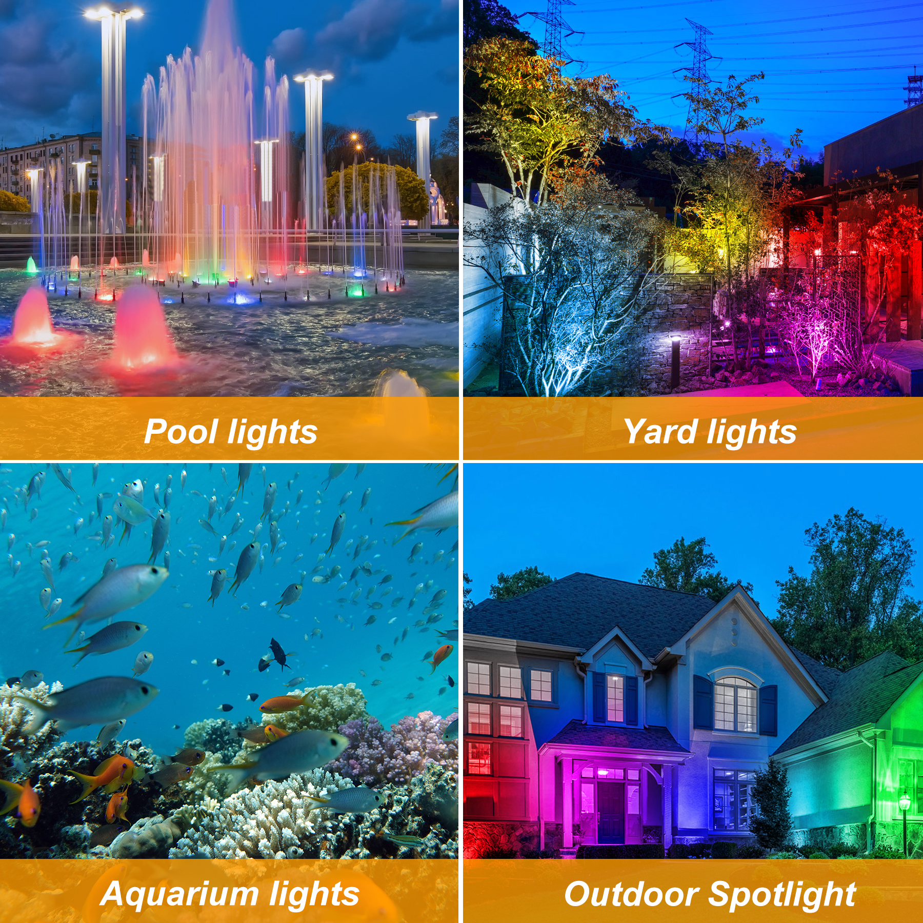 2/4/3/5 RGB Solar Light Outdoo - Lighting Decor Sunrise 评论和价格