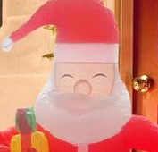 Inflatable Santa Claus Outdoor - Lighting Decoration Stand 评论和价格