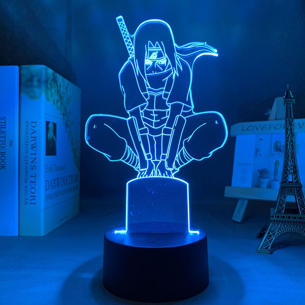 NARUTO Itachi Uchiha Anime Car - Lighting Decoration Stand 评论和价格