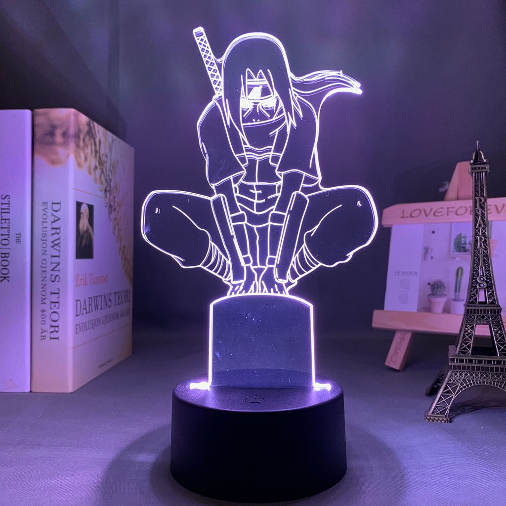 NARUTO Itachi Uchiha Anime Car - Lighting Decoration Stand 评论和价格