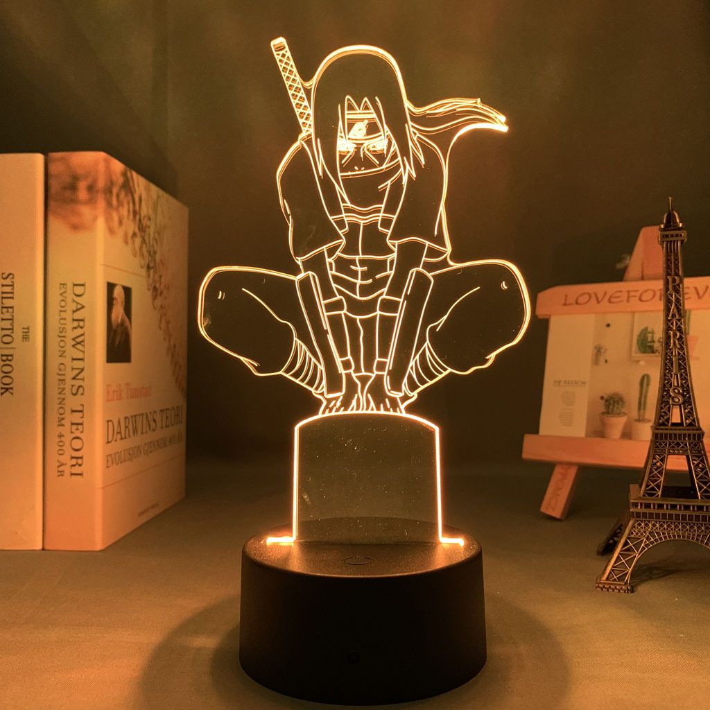 NARUTO Itachi Uchiha Anime Car - Lighting Decoration Stand 评论和价格