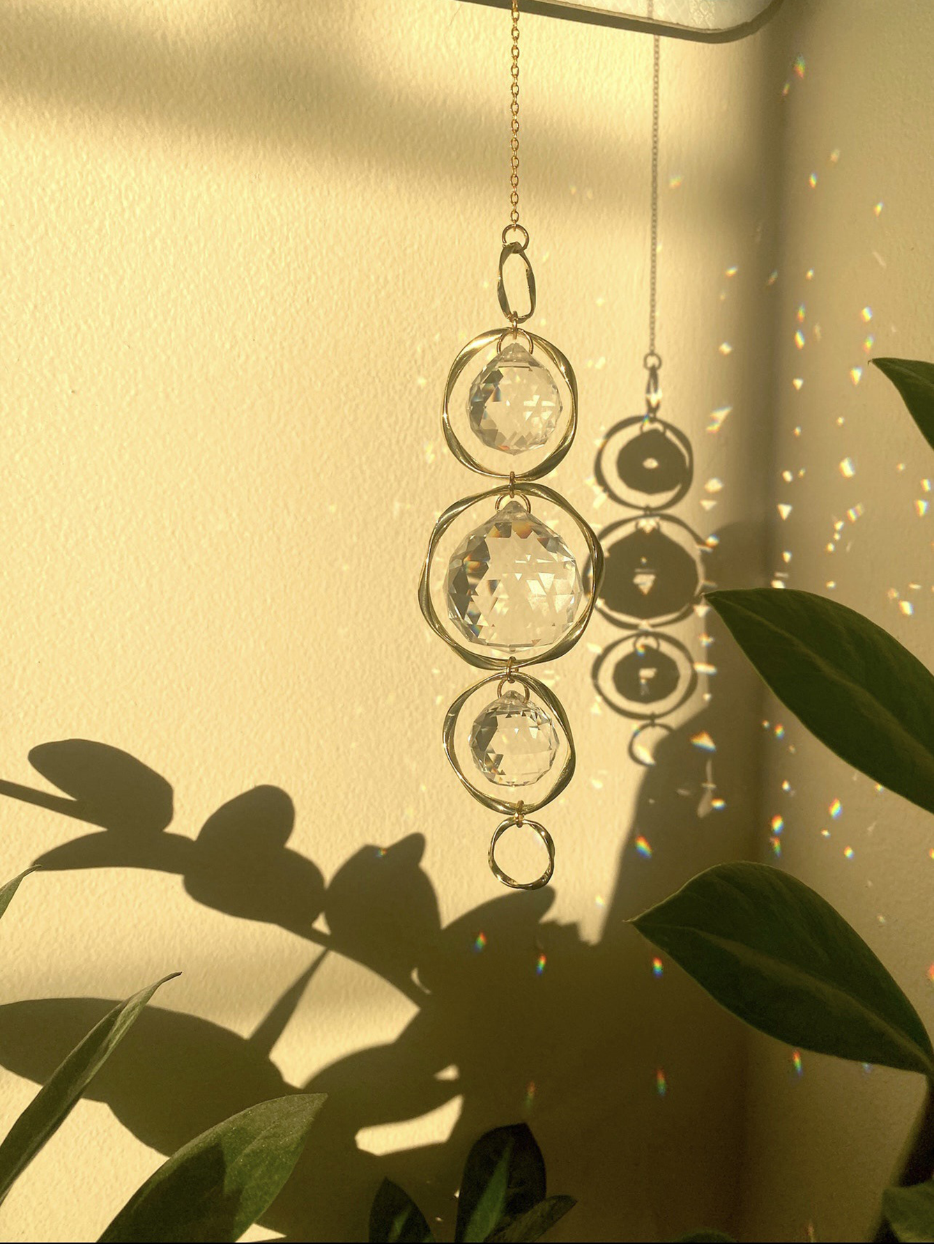 Crystal Suncatcher Hanging Dec - Lighting Jockey 评论和价格