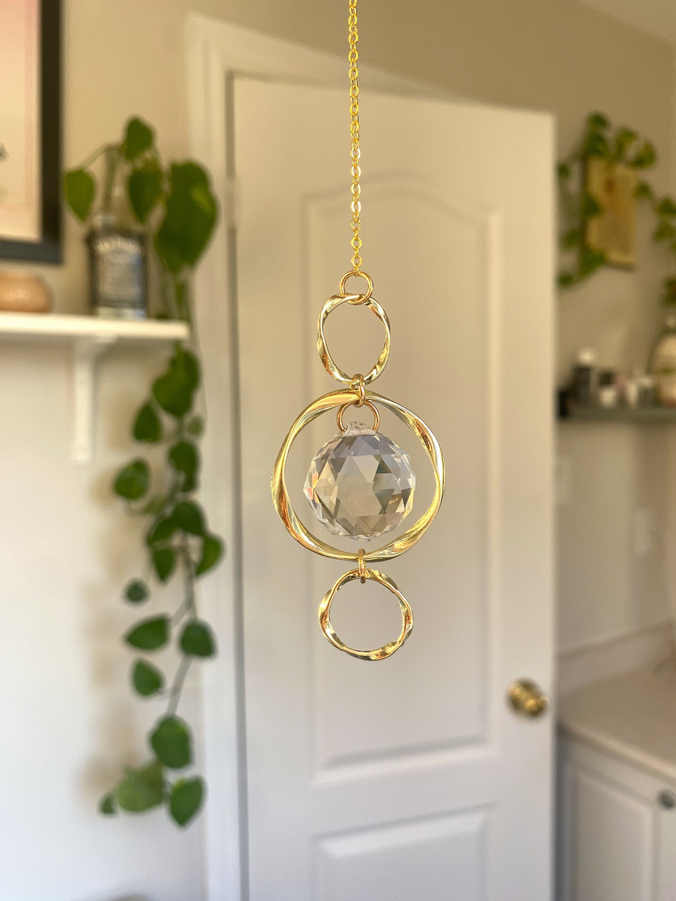 Crystal Suncatcher Hanging Dec - Lighting Jockey 评论和价格