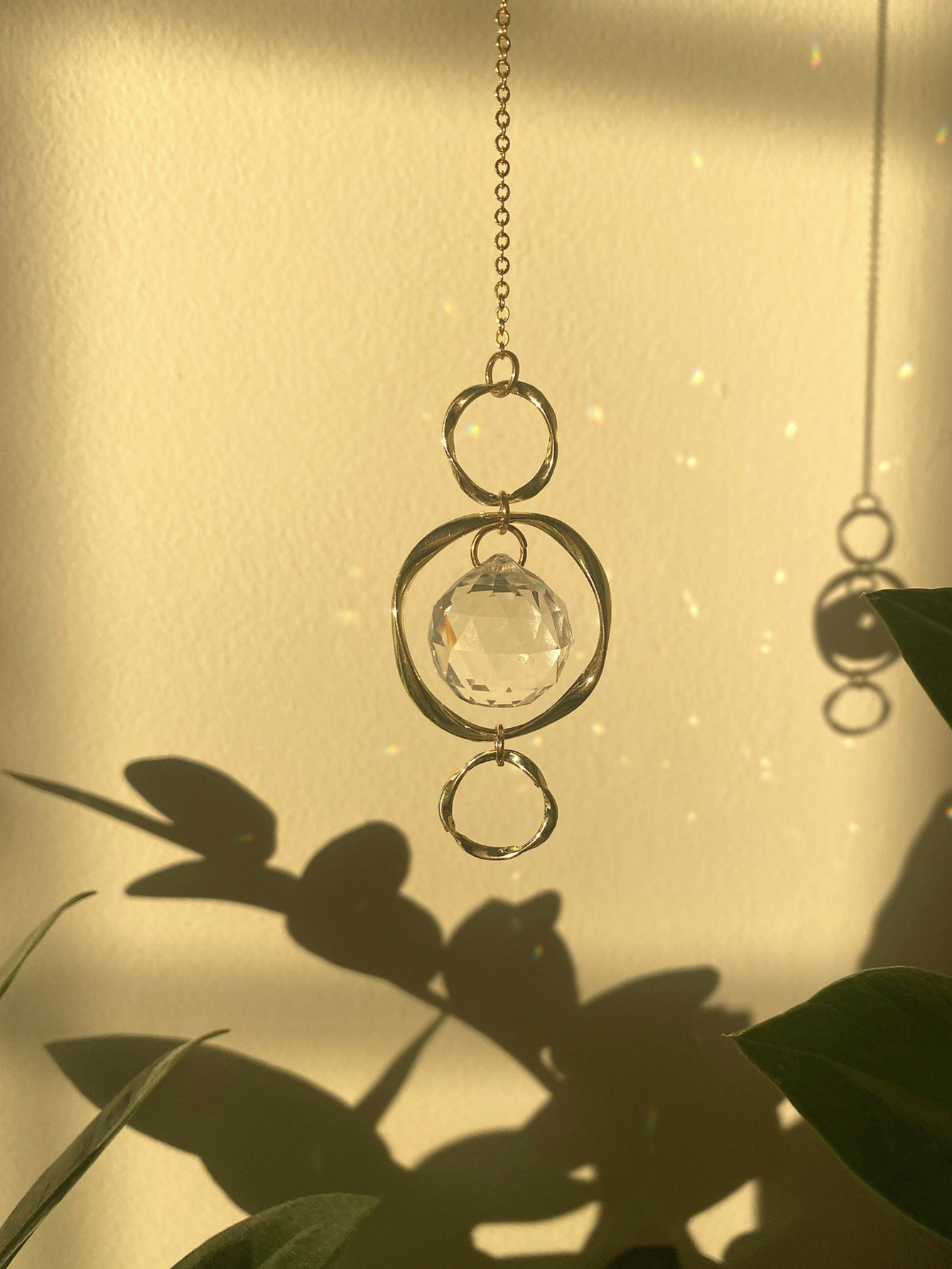 Crystal Suncatcher Hanging Dec - Lighting Jockey 评论和价格