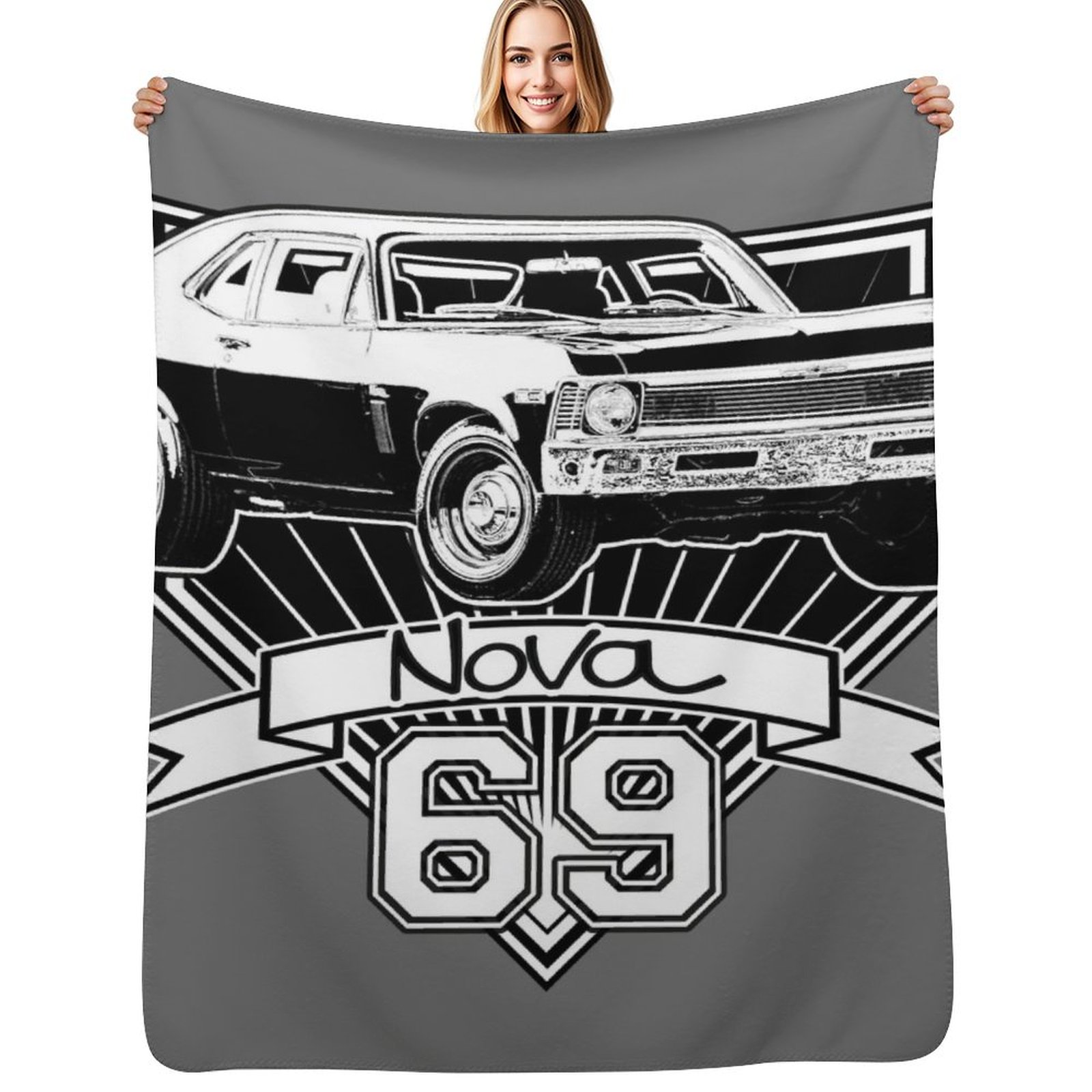 1969 Nova Throw Blanket Soft H - Nova Decor & Lighting Vase 评论和价格