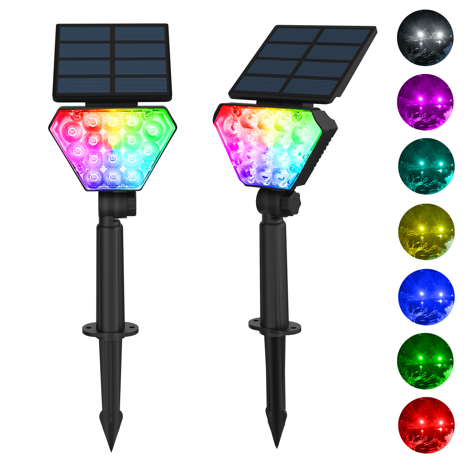 TSUN 2PCS Solar Spotlight Sola - Lighting Decor Sunrise 评论和价格