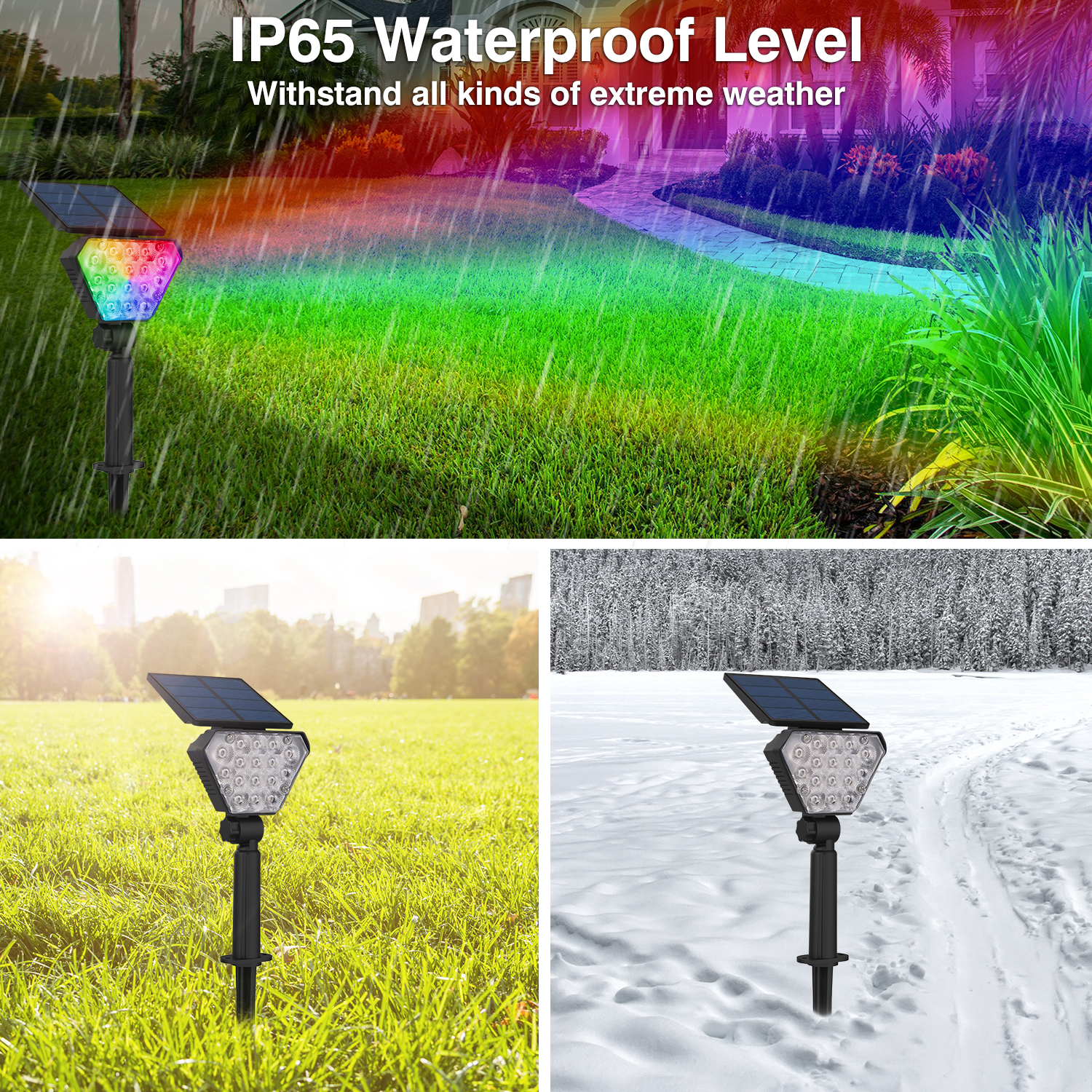 TSUN 2PCS Solar Spotlight Sola - Lighting Decor Sunrise 评论和价格