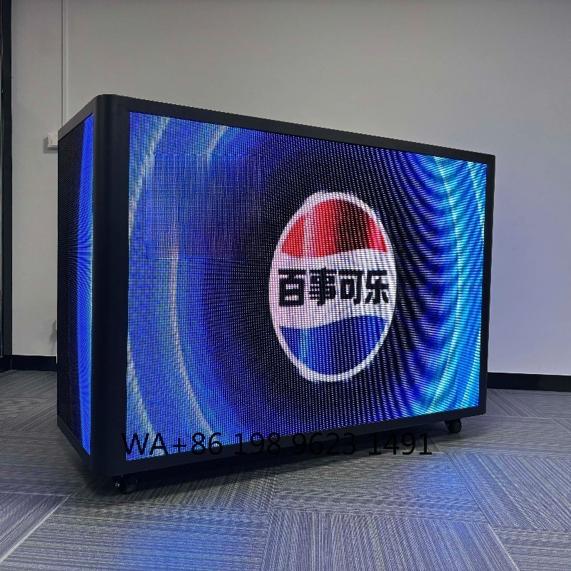 Portable DJ Booth Facade LED V - Lighting Decoration Stand 评论和价格