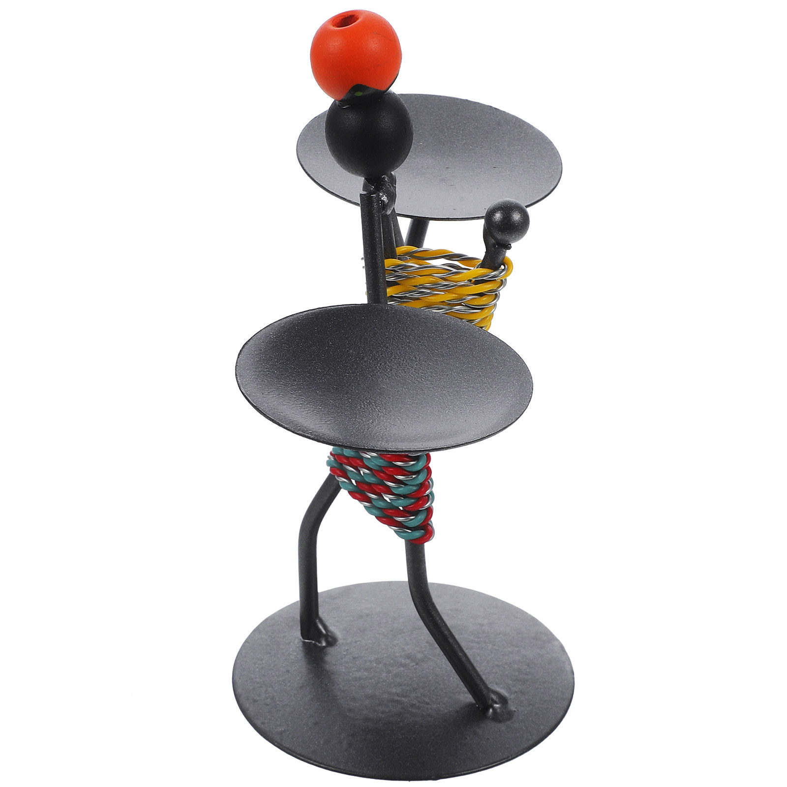 African Style Metal Craft Abst - Lighting Decoration Stand 评论和价格