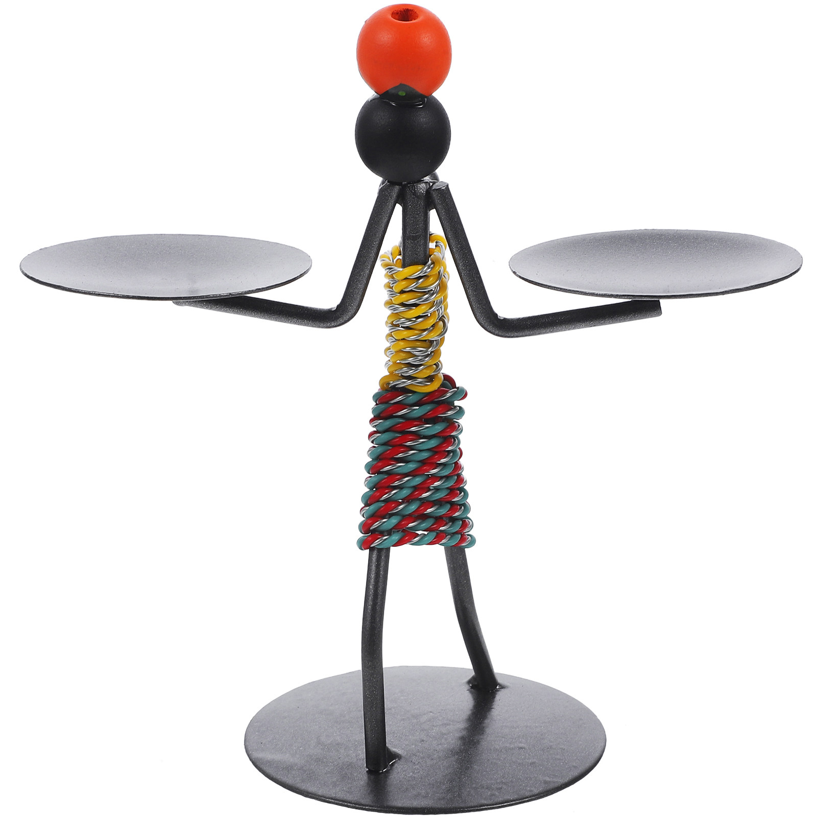 African Style Metal Craft Abst - Lighting Decoration Stand 评论和价格