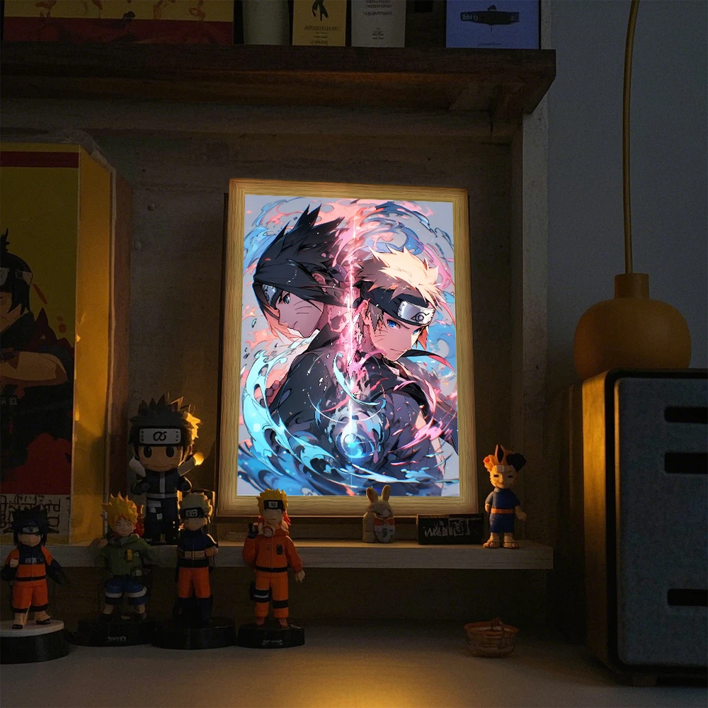 Anime Naruto Figure Sticker Li - Lighting Room Decor Items 评论和价格