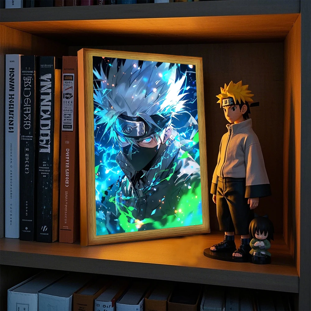 Anime Naruto Figure Sticker Li - Lighting Room Decor Items 评论和价格
