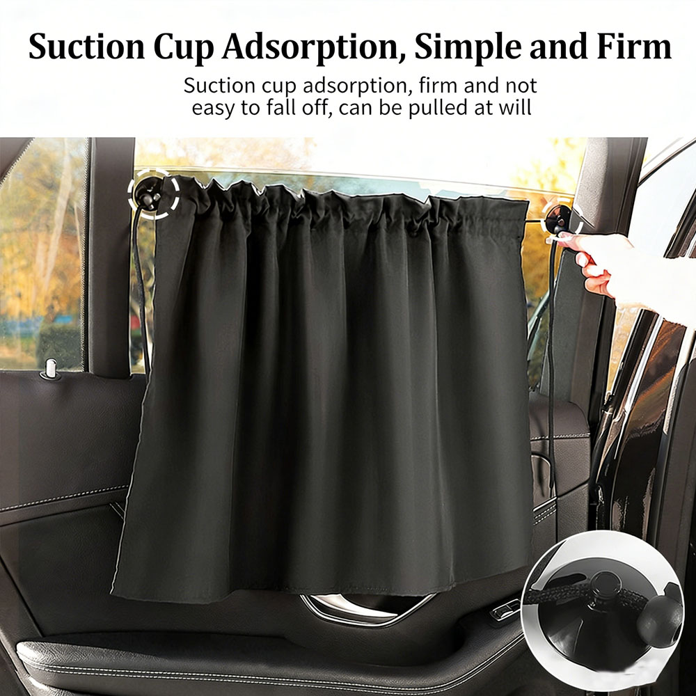 Suction Cup Side Window Curtai - Lighting Jockey 评论和价格