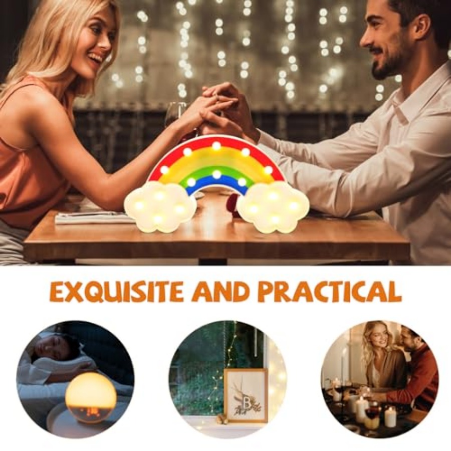 LED Rainbow Desk Light Bedside - Lightings Decoration 评论和价格