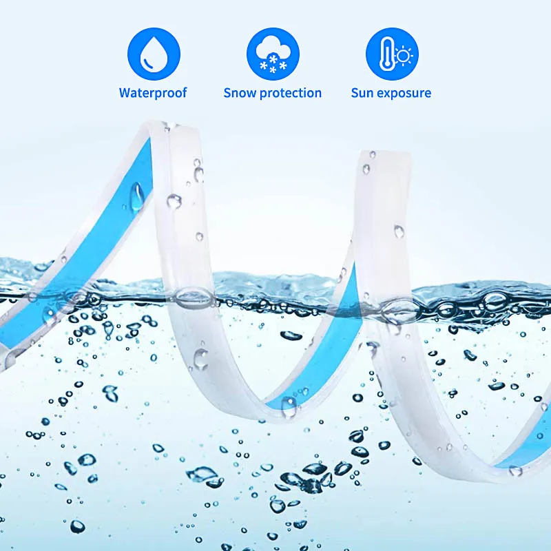 2 PCS DRL Car Flexible LED Day - Ambient Led Strip 评论和价格