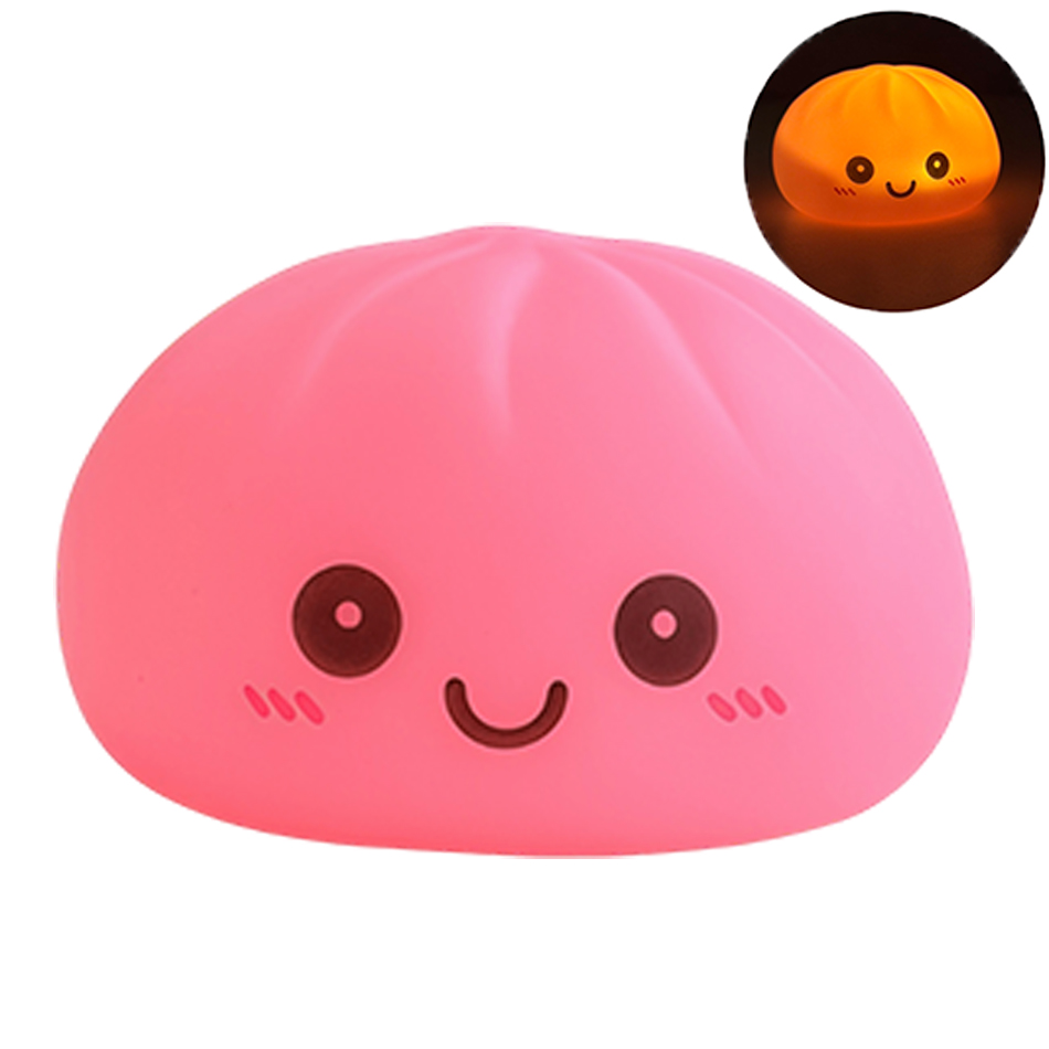 New dumpling squishy LED Night - Lighting Room Decor Items 评论和价格