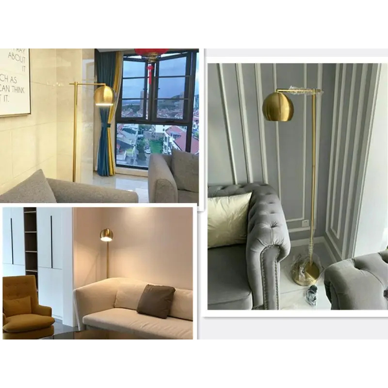 (Sea shipping)Gold Floor Lamp  - Lighting Decoration Stand 评论和价格