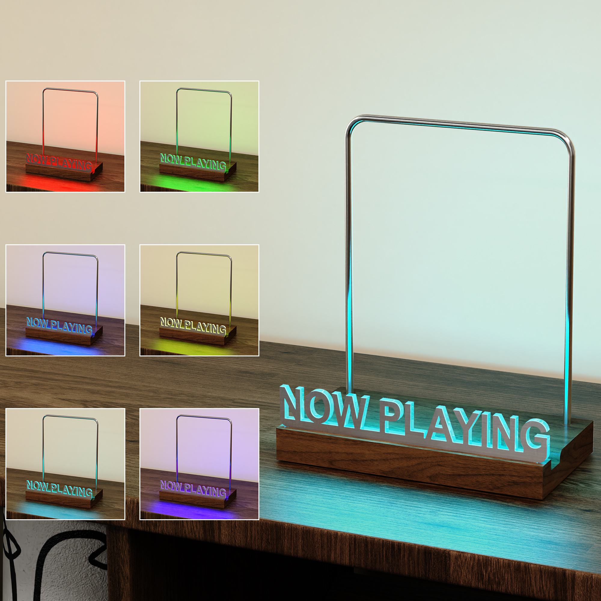 LED Now Playing Vinyl Record S - Lighting Decoration Stand 评论和价格
