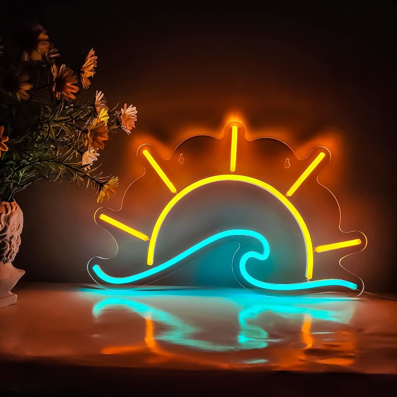 Sunset Sunrise Neon Sign Sun O - Lighting Decor Sunrise 评论和价格