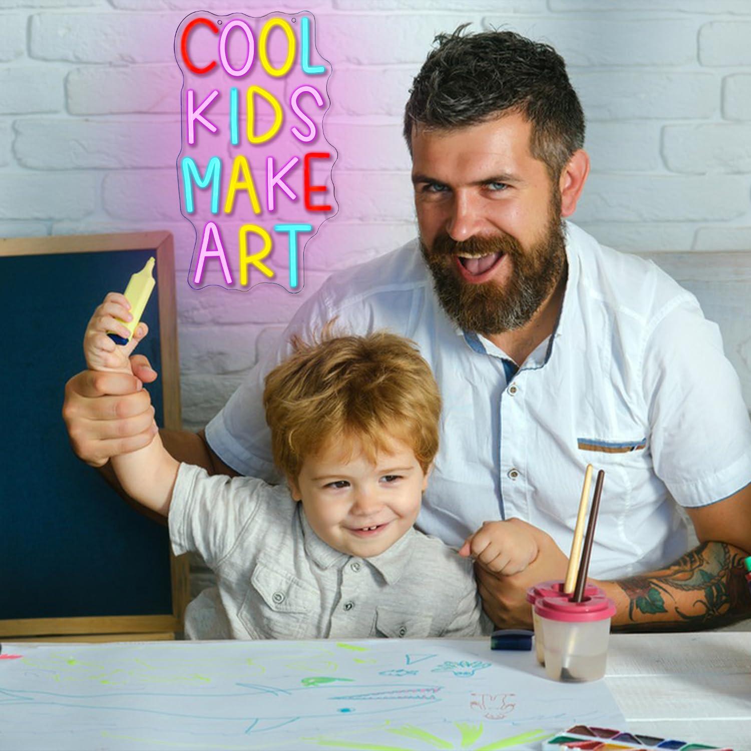 Cool Kids Make Art Neon Sign U - Lighting Decoration In Bedroom 评论和价格